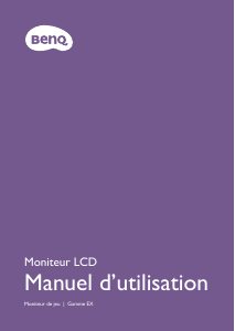 Mode d’emploi BenQ EX2780Q Moniteur LCD