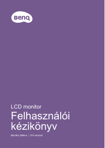 Használati útmutató BenQ EX2780Q LCD-monitor