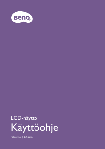 Käyttöohje BenQ EX2780Q Nestekidenäyttö