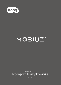 Instrukcja BenQ EX3415R Mobiuz Monitor LCD