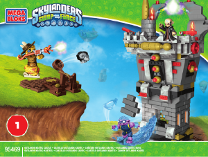 Bedienungsanleitung Mega Bloks set 95469 Skylanders Outlands Kaotic Burg
