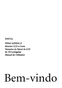 Manual BenQ FP93G S Monitor LCD