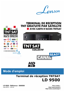 Mode d’emploi Lenson LD 9500 Récepteur numérique
