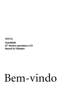 Manual BenQ G2320HDB Monitor LCD