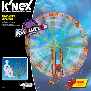 Mode d’emploi K'nex set 15408 Thrill Rides Grande roue ‘Revolution'