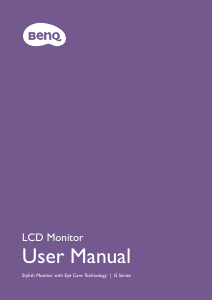 Manual BenQ GL2480 LCD Monitor