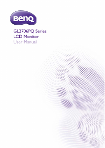 Manual BenQ GL2706PQ LCD Monitor