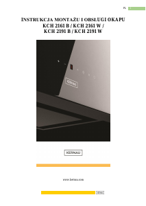Manuál Kernau KCH 2161 W Odsavač par