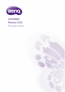 Manuale BenQ GW2406Z Monitor LCD