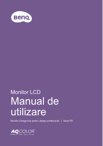 Manual BenQ PD2500Q Monitor LCD