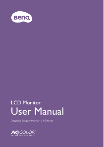Manual BenQ PD2700Q LCD Monitor