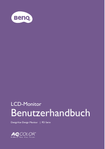 Bedienungsanleitung BenQ PD2700U LCD monitor