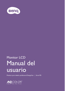 Manual de uso BenQ PD2705Q Monitor de LCD