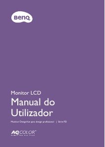 Manual BenQ PD2710QC Monitor LCD