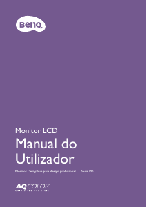 Manual BenQ PD2725U Monitor LCD