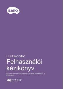 Használati útmutató BenQ PD2725U LCD-monitor