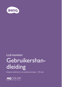 Handleiding BenQ PD2725U LCD monitor