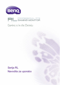 Priročnik BenQ RL2455HM LCD-zaslon