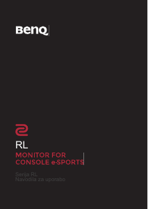Priročnik BenQ RL2455T LCD-zaslon