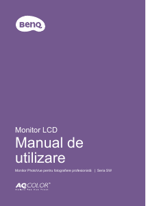 Manual BenQ SW2700PT Monitor LCD