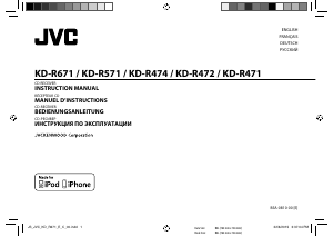 Handleiding JVC KD-R472E Autoradio