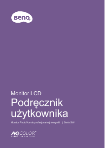 Instrukcja BenQ SW2700PT Monitor LCD