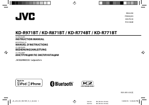 Handleiding JVC KD-R871BTE Autoradio