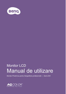 Manual BenQ SW270C Monitor LCD