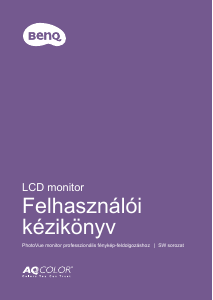 Használati útmutató BenQ SW271C LCD-monitor
