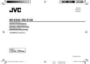 Bedienungsanleitung JVC KD-X230E Autoradio