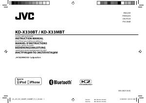 Handleiding JVC KD-X330BTE Autoradio