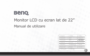 Manual BenQ T221WA Monitor LCD
