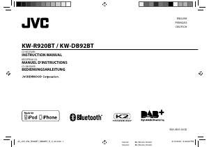 Handleiding JVC KW-DB92BTE Autoradio