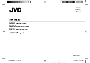 Handleiding JVC KW-R520E Autoradio