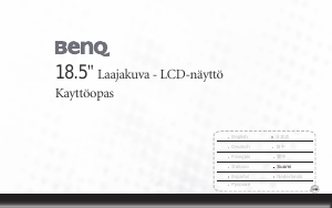 Käyttöohje BenQ T900HDA Nestekidenäyttö