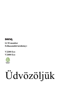 Használati útmutató BenQ V2400 Eco LCD-monitor