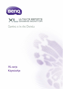 Käyttöohje BenQ XL2411Z Nestekidenäyttö