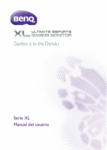 Manual de uso BenQ XL2420TX Monitor de LCD