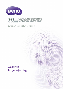 Brugsanvisning BenQ XL2720Z LCD-skærm
