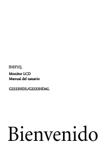 Manual de uso BenQ G2222HDL Monitor de LED