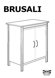 Руководство IKEA BRUSALI Шкаф