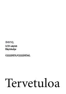 Käyttöohje BenQ G2222HDL LED-näyttö