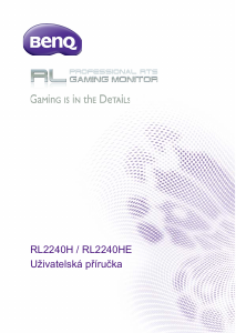 Manuál BenQ RL2240H LED monitor