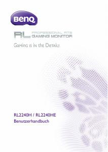 Bedienungsanleitung BenQ RL2240H LED monitor