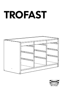 Vadovas IKEA TROFAST (99x44x56) Spinta
