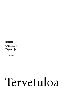 Käyttöohje BenQ XL2410T LED-näyttö