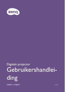 Handleiding BenQ EW800ST Beamer