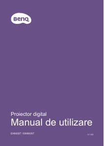 Manual BenQ EW800ST Proiector