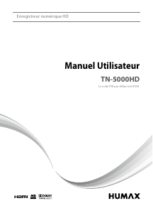 Mode d’emploi Humax TN-5000HD Récepteur numérique