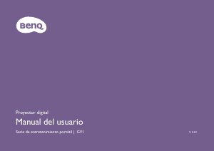 Manual de uso BenQ GV1 Proyector